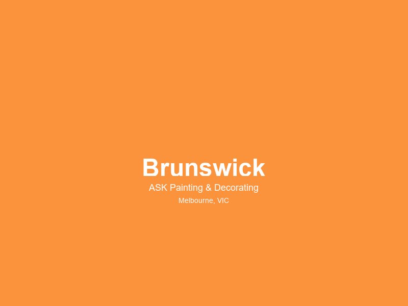 Brunswick — painting service area 2
