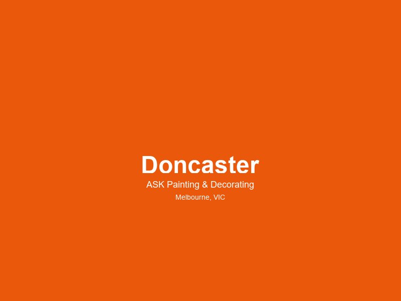 Doncaster — painting service area 3
