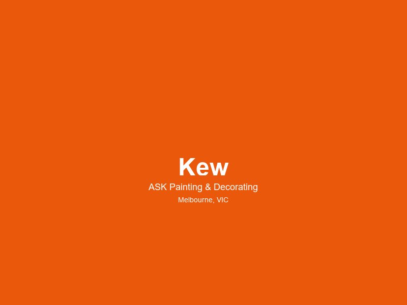 Kew — painting service area 3