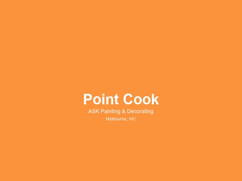 Point Cook — painting service area 2
