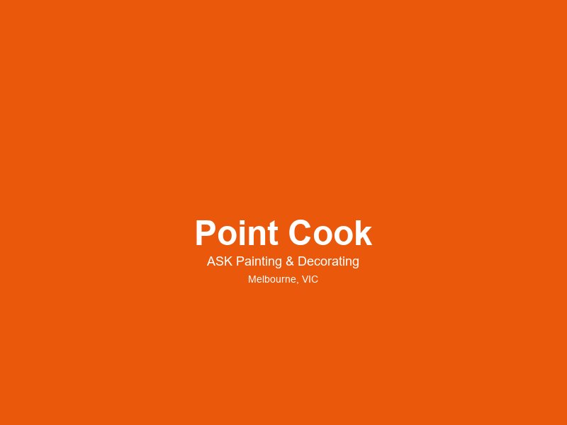 Point Cook — painting service area 3