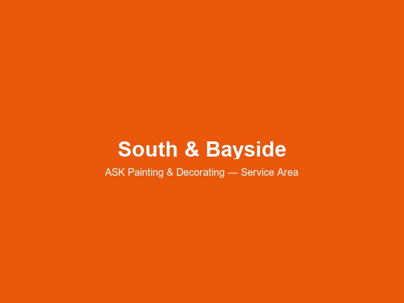 Melbourne's South & Bayside service area 1