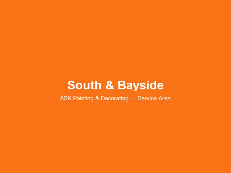 Melbourne's South & Bayside service area 2