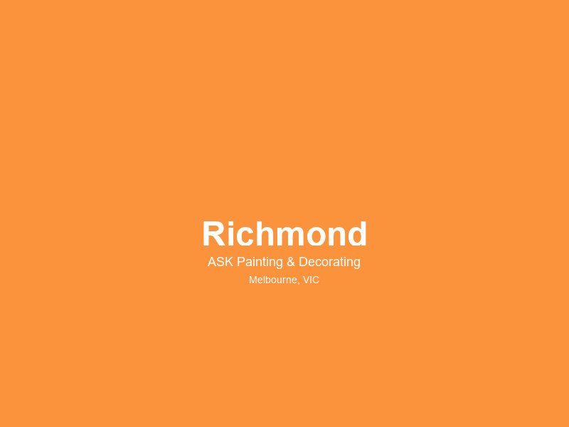 Richmond — painting service area 2